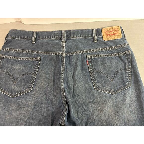 Levi’s 569 Loose Straight Jeans Mens 42x30 Blue Denim Baggy Fit Casual - Picture 11 of 13